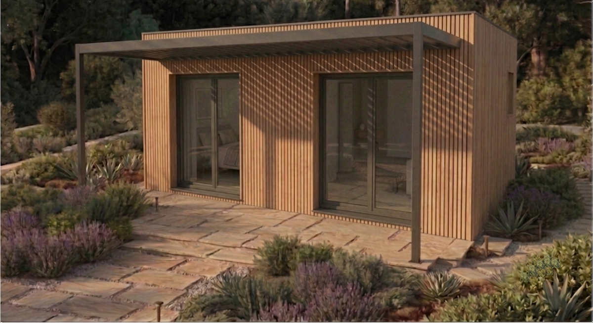 Studio  de jardin en container/T2 éco-responsable - 28 m2_2