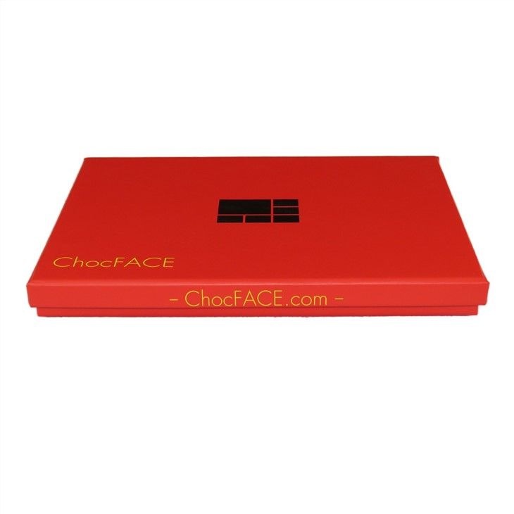 Boîte-cadeau rigide de chocolat noir - Impression personnalisée avec logo doré - AM Packaging Company Limited - 150x100x15 mm_2