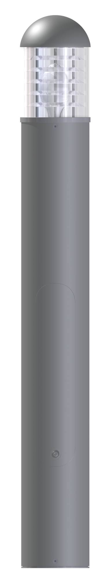 Borne lumineuse d'éclairage public électrique SAP 1200 - HID / halogène / fluorescente - 23 à 100 W - aluminium anodisé - hauteur 1,2 m_2