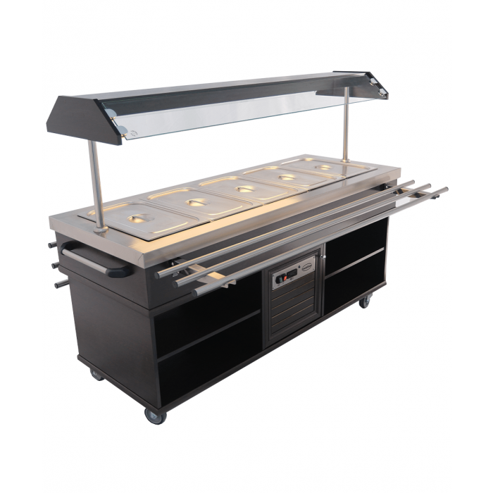 BUFFET CHAUD GN 5/1 L1900mm 7078.0035 Combisteel_2