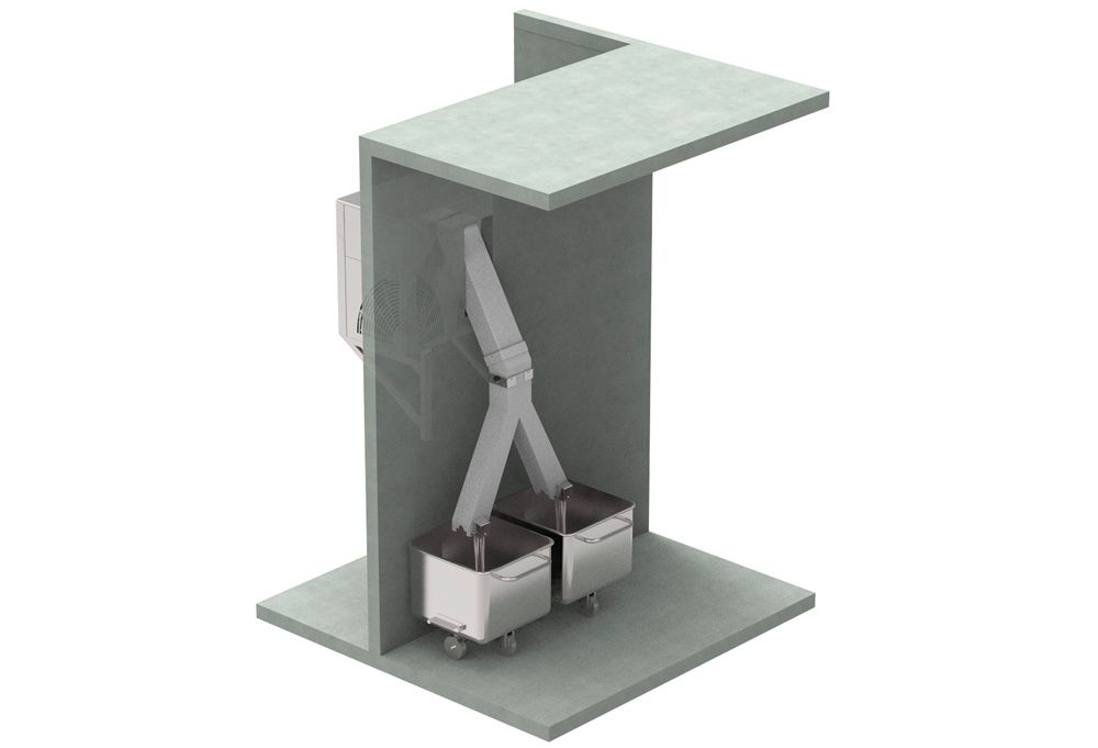 Machine à glace en écailles compacte avec groupe frigorifique intégré  - R449A - MAJA SAH 250 L_2