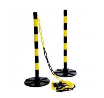 Ppk302 - barrière à chaîne poteaux en plastique - signals - h 900 mm ø 350 mm_2