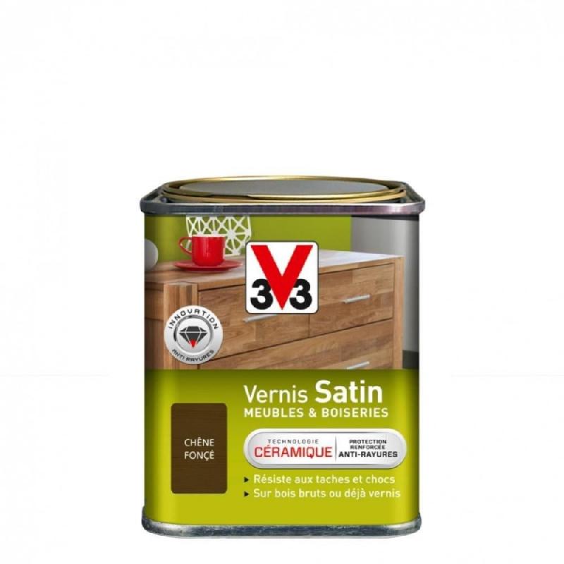 Vernis meuble et objet V33 - chêne foncé satiné - 0.25L_2