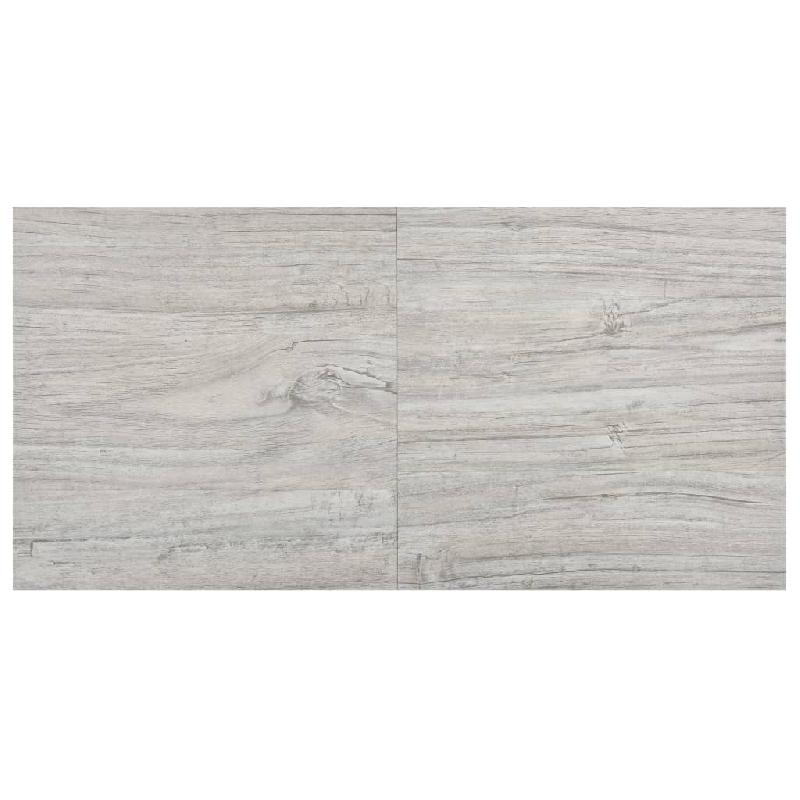 Vidaxl planches de plancher autoadhésives 55 pcs pvc 5,11m² gris clair 324661_2
