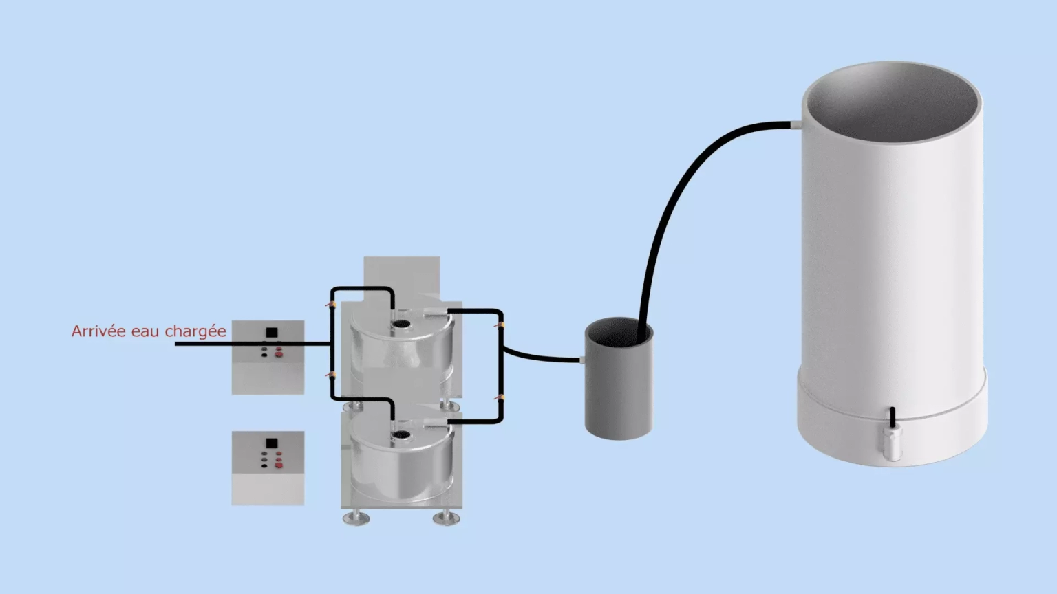 Centrifugeuse manuelle ou automatique pour le traitement et le recyclage des eaux_2