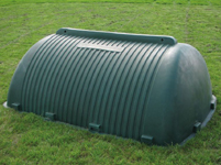 Cloche à cadavre pour tous animaux - Petit et Grand modèle en PEHD et Polyester avec poignées et anneau de levage_2