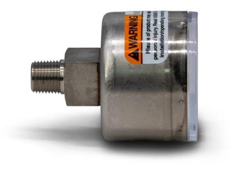 1537R, Manomètre, 38 mm Face, Montage arrière, 700 bar pression maximale_2