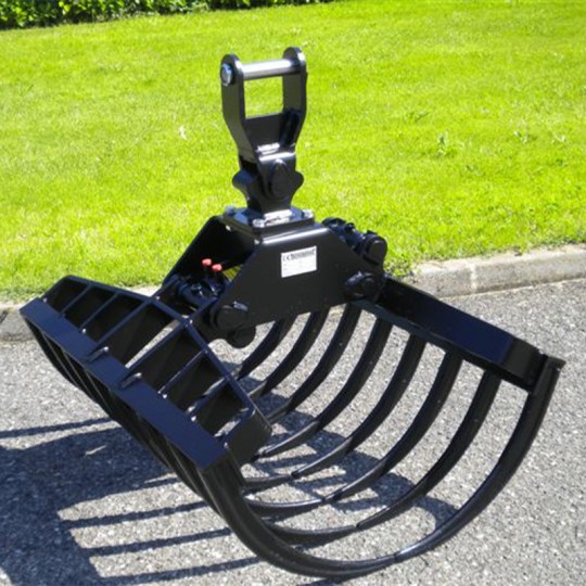 Grappin à fumier - Pour pelles de 2 à 15 tonnes et grues jusqu'à 2.4 tonnes - Ouverture de 1200 à 1810 mm_2