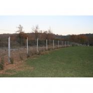 Grille de chantier - Combes - Clôture mobile galvanisée 3,50m x 1,90m - Paquet de 55 panneaux_2