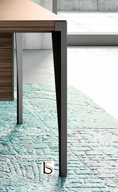 Bureau droit X9- Officity - 160, Orme gris_2