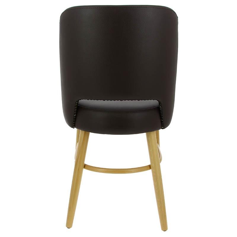 Chaise de restaurant Colisée confort - MARRON_2