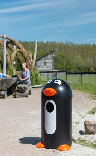 Corbeilles ludiques Sévana - Poubelle Buddy 55L Dauphin, 55L Pingouin et 75L Grenouille_2