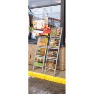 4271 - Porte-visuel de comptoir Afix Diffusion - Hauteur 125 ou 160 cm - Simple ou double face - Formats multiples A3_2