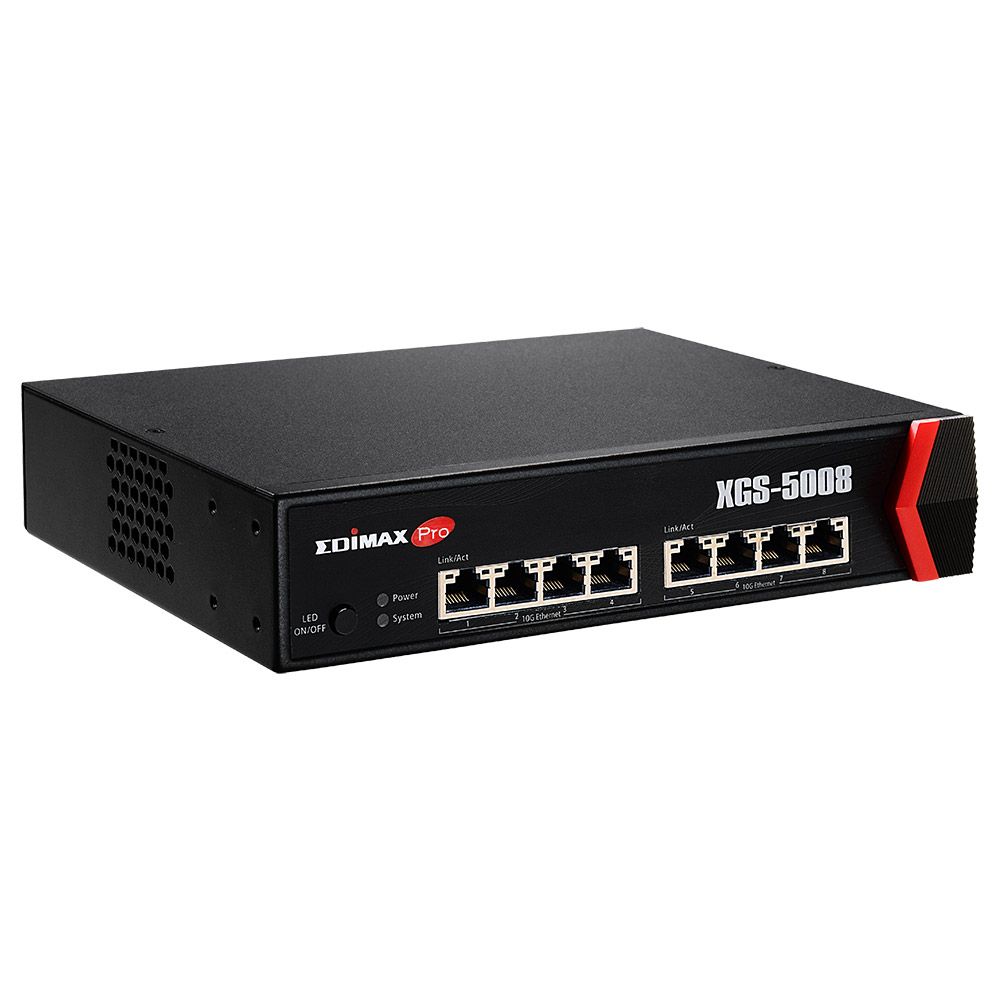 Commutateurs - switch - Edimax XGS-5008 - 8 ports 10GbE - boîtier rack 1U_2