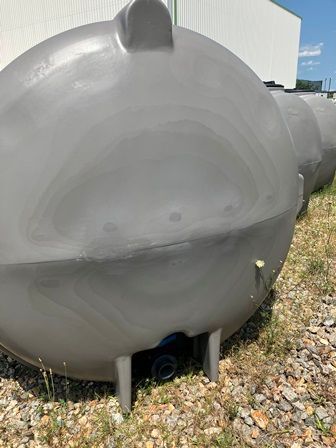 Polycuve PE 6000L grise standard - Dabert-Citernes - diamètre 1m93, longueur 3m09, hauteur 1m78 - réf : W00602307008P_2