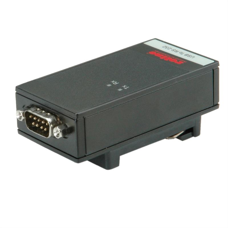 ROLINE Adaptateur USB 2.0 vers RS-232 pour rail DIN, 1 port_2