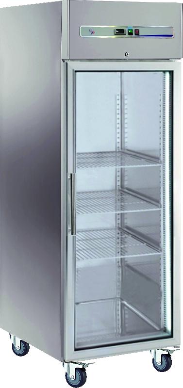 Armoire refrigeree positive inox, 1 porte vitree 650 litres L2G_2