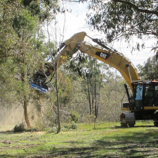 Broyeur forestier TFS - Pour pelles de 18 à 25 tonnes - Puissance exceptionnelle - Coupe jusqu'à 40 cm_2