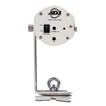 Projecteur pinpoint gobo color - ADJ - LED 4-en-1 RGBA 10W - diamètre gobo : 25,8mm, diamètre visible : 19mm - batterie rechargeable_2