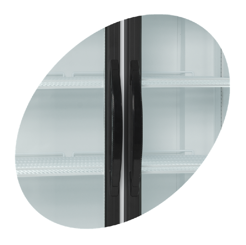 Vitrine réfrigérée FSC1950H - 2 ou 3 portes vitrées - Finition au choix et froid ventilé_2