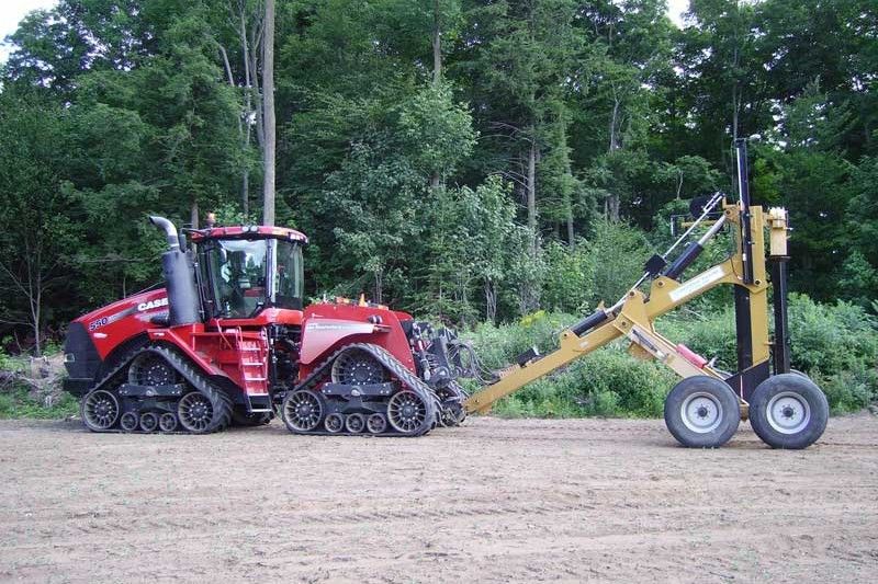 Draineuse agricole performante pour installation rapide des drains