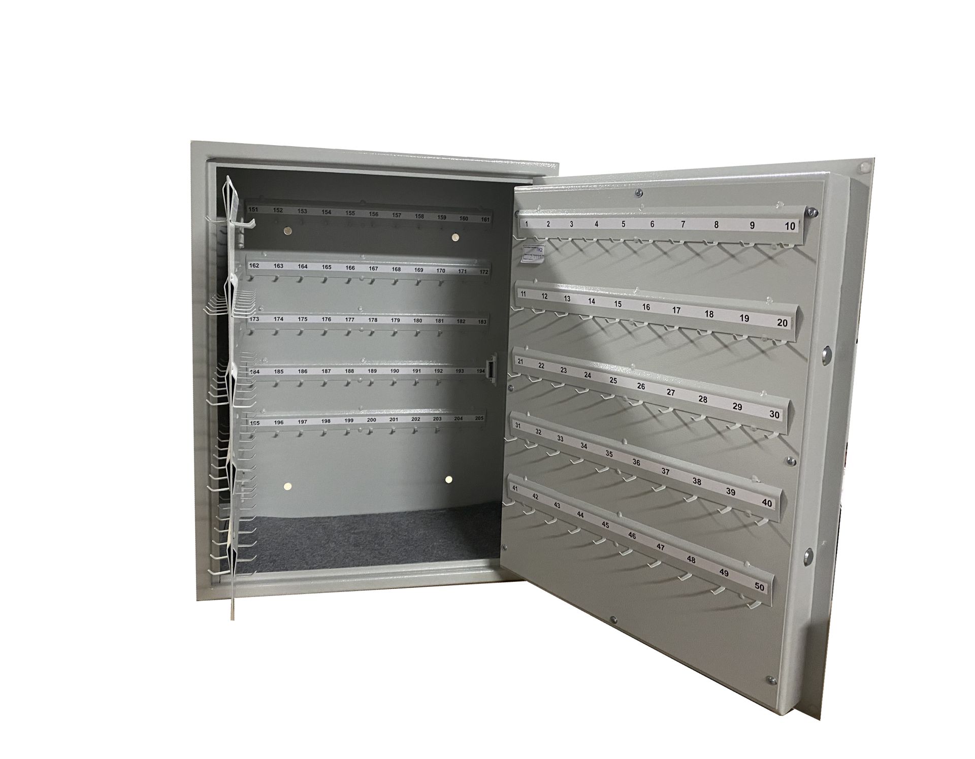 Armoire forte blindée spéciale trousseaux de clés - capacité jusqu'à 205 trousseaux - serrure WITTKOPP_2