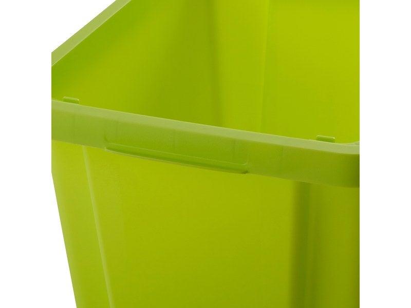 Boîte de conditionnement en plastique - Polypropylène vert - 39 x 29 x 20 cm - 16L - Superposable_2