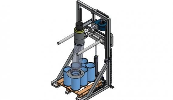 Paldrum®01 - stations de remplissage pour big bags - palamatic process - capacité 300 kg/fût - 2 tonnes/big bag_2