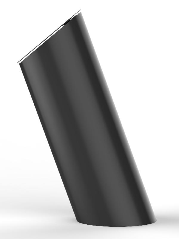 PIZ PREMIUM - Cendrier sur pied à fixer 85L - Gris Manganèse - Référence 56202 - Fabrication française_2
