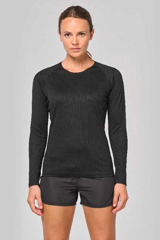 T-shirt de sport manches longues femme - PROACT - Réf: PA444 - Polyester léger à séchage rapide_2