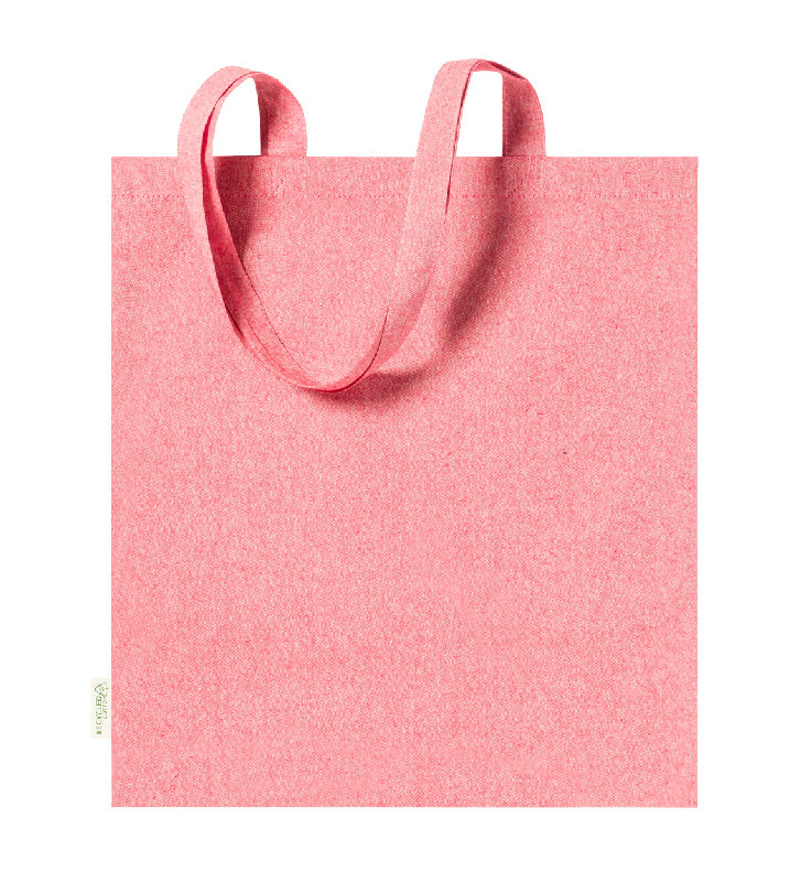Tote bag en coton recyclé - réutilisable avec longues poignées - 100% coton - 140 g/m²_2