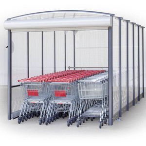 Abri pour chariot Sigma Special - Structure en aluminium - Box flexible avec système roulant verrouillable_2