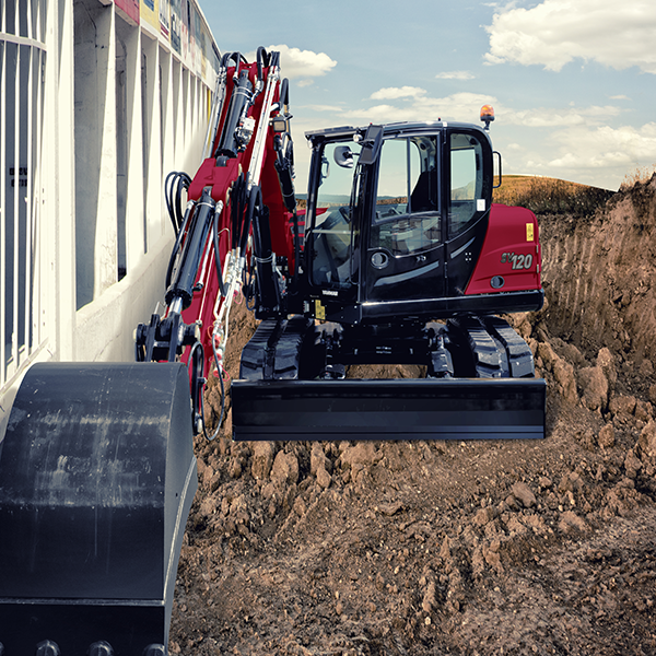Midi-pelle Yanmar SV120 - Compacte, puissante et écologique pour petits chantiers_2