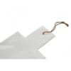 Planche à découper rectangulaire WADIGA en marbre blanc 40x18cm avec manche - Gamme MARBRE_2