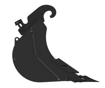 Godet d'excavation-mini-pelle - caterpillar finance france - 300 mm (12 in) - poids 51 kg_2