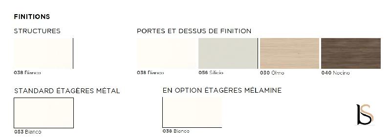 Grande armoire de rangement Pigreco - MARTEX. - Gris anthracite, Blanc pastel_2