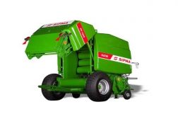 Ps 1223 faster - presse à balle ronde - SIPMA - chambre fixe rouleau-chaîne 1,2x1,2m, pick-up 1,8m_2