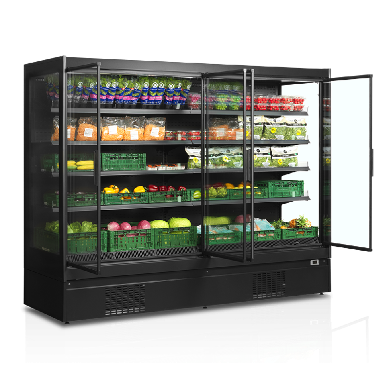 Vitrine réfrigérée pour supermarché à froid positif 2600mm Profondeur 920mm EXTRA2500CD TEFCOLD_2