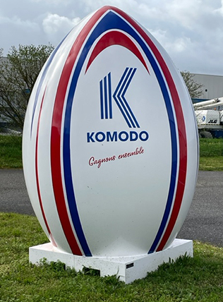 Dispositif aérien de tri sélectif avec conteneur totem