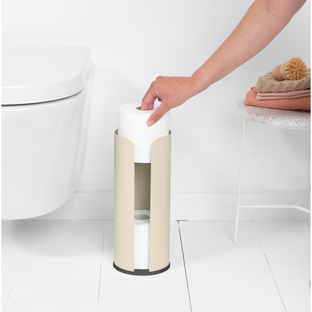 Distributeur de papier hygiénique Brabantia ReNew - Soft Beige UGS223266 - Acier - 10 ans de garantie_2