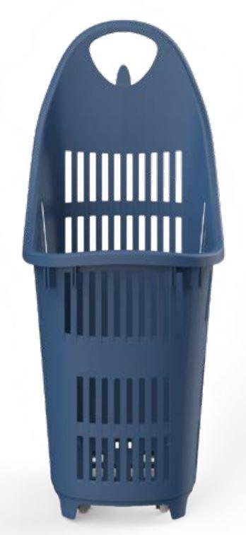 Panier à 2 Roulettes - 70L - 380x490x890 mm - 1.96 kg_2