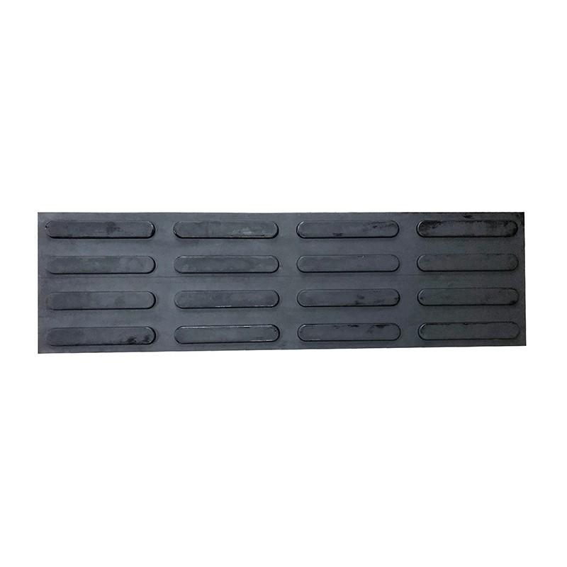 Bande de guidage podotactile en caoutchouc - surface antidérapante - norme NF P98-352 - recommandation CEREMA_2