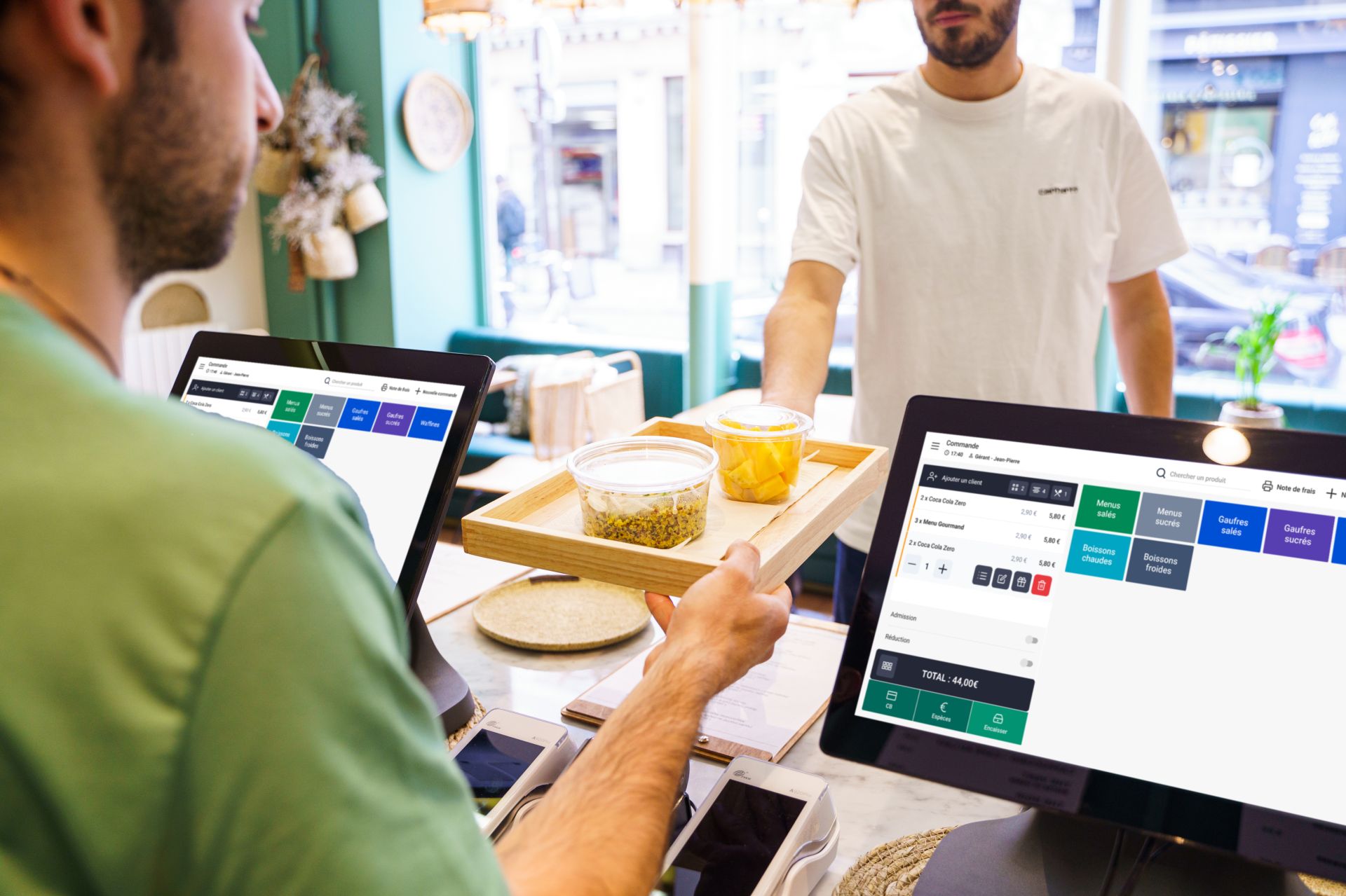 Caisse enregistreuse tactile snack, fast food & restauration rapide_2