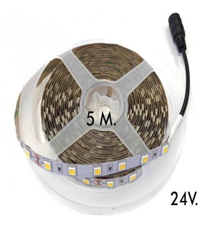 Ruban LED 24V 4.5W/m - 5m - IP20 intérieur - Référence rub24v60eco4k - économique et flexible_2