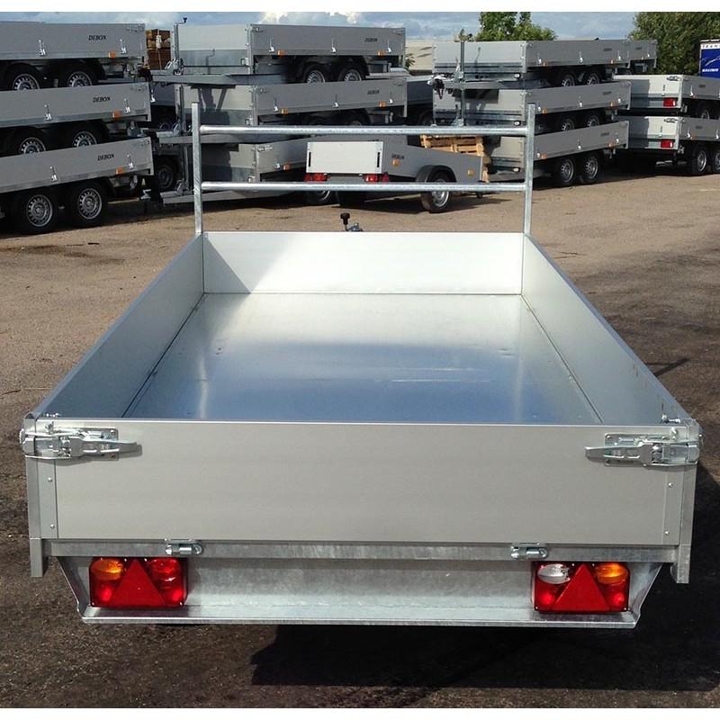 Benne DEBON - PW1.2 ECO - PTAC 2000Kg - 2 essieux freinés - 300 x 160 x H30 cm - Référence MP 255 133 1350 1_2