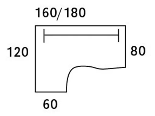 Bureau d'angle compact à gauche DUAL - L160 cm - Pieds Anthracite - plateau imitation Chêne clair - Neuf_2