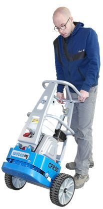 CFR 90 - Plaque vibrante ronde Weber Maschinentechnik - 90 kg - moteur Honda GX 160 - force centrifuge 14 kN_2