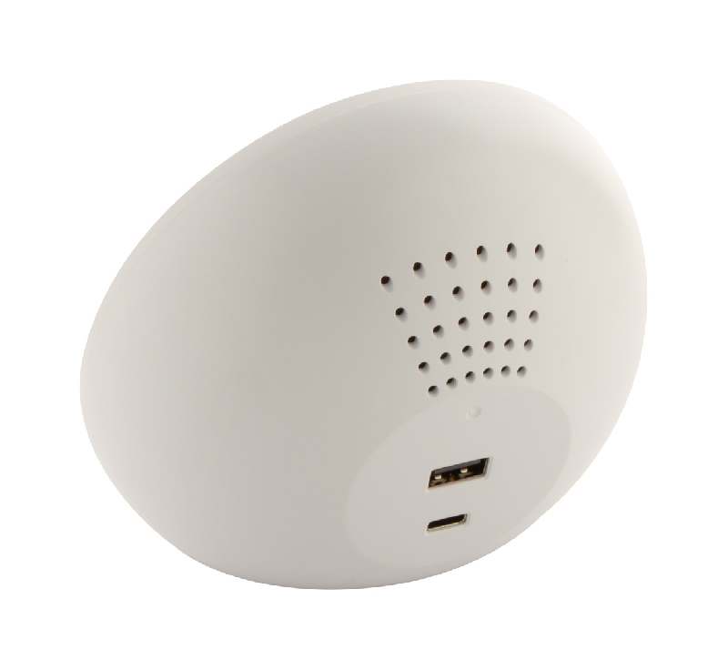 Réveil numérique chargeur sans fil intégré 15W - Boîtier ABS recyclé et bambou_2