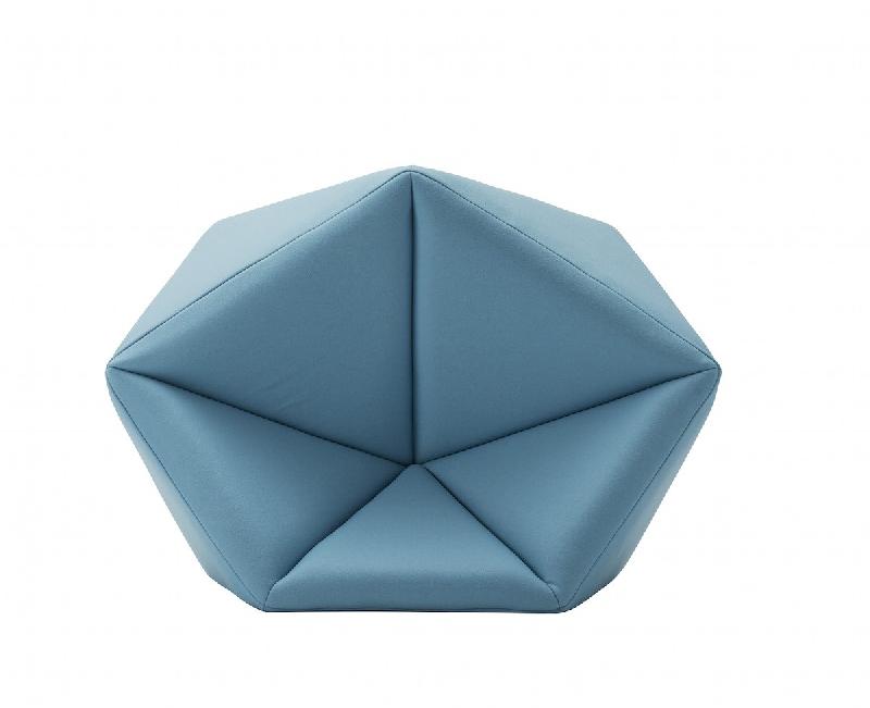 Fauteuil en tissu Fold- Softline - Feld Bleu 858_2