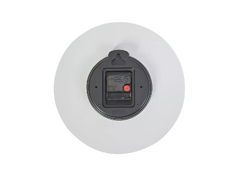 Horloge murale bois blanc_2